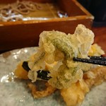 そば処 一庵 - ししとうの天麩羅