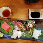 居酒屋 鰤生 - 刺身3種盛り