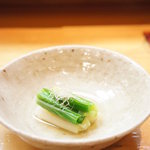 日本橋橘町　都寿司 - うるいのお浸し♪春を感じられる一品。（2011/4）