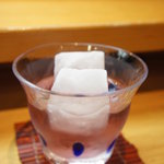 日本橋橘町　都寿司 - 梅酒（1000円）をいただきました♪（2011/4）