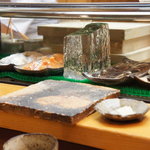 日本橋橘町　都寿司 - 清涼感溢れるガラスケース♪