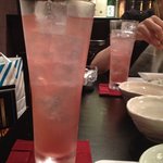 合鴨・白金豚専門店 韓国料理 板 PAN - 【板-PAN】カシス酎ハイ♪