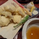 Ginya - 鮭の白子天ぷら