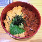 グリーン食堂 - うに・いくら丼<数量限定> 1000円