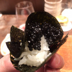 鳥茂 - キャビアおにぎり