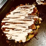 お好み焼 ゆかり - お好み焼 ゆかり＠横浜スカイビル店　スジねぎ焼き（1380円）