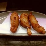 居酒屋 みえ蔵 - 鶏かわ餃子