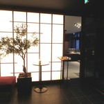Cafe & Bar Yuuki - お店ホテル内側入口