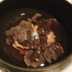 AZUR et MASA UEKI - キノコのスープに黒トリュフをかけて。美味しすぎます