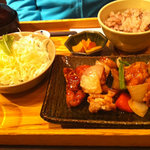 大戸屋 - 鶏黒酢あんかけ・五穀ご飯　７９０円