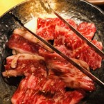 李家本舗 - ランチ焼き肉定食のカルビ
