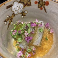 御幸町 田がわ - かんぬきと小松菜の酢の物