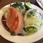 洋食屋 ダイニング みどりかわ - 牡蠣のミラノ風のサラダ