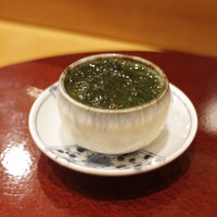 鮨 かの - ひと口青海苔茶碗蒸し