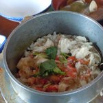 鴨鶴 - かに釜飯