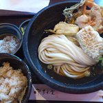 たからや - 野菜かき揚げぶっかけ冷ランチ