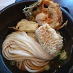 たからや - 野菜かきあげぶっかけアップ