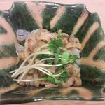 卯の花 - 地鶏の皮ポン
