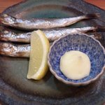 卯の花 - シシャモ　炙り焼き