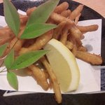卯の花 - ゴボウの唐揚げ