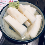 牛の四文屋 - 長芋浅漬け