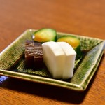 明神下 神田川 - 【御飯・新香@300円】新香