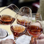 波へい - ロゼで乾杯〜♪