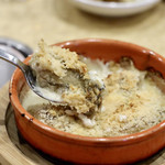 波へい - カキのゴルゴンゾーラチーズのグラタン