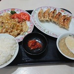 餃子の王将 - 油淋鶏×餃子定食