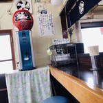 そばの店 ひらま - カウンター席内観