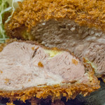 とんかつ檍 - 肩ロースアップ