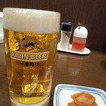 Ringa Hatto - 生ビールは一番搾り330円と何故か生姜が