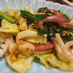 あじわい処　あかぎ - 野菜たっぷりのげそバター