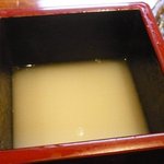 天庵 - 蕎麦湯