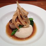 L‘Equation - 帆立貝柱のポワレ、セロリのピューレ