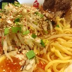 カラシビ味噌辣麺 鬼神 - ラーメンのアップ