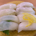 かっぱ寿司 - 真イカ、大葉のせあかいか、ゆず塩あかいか、生たこ