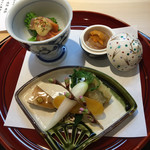 天風楽・ブランド松葉蟹 松屋町 青天 - 八寸５種