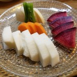かぶと - 御新香(糠漬)
