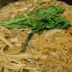 すきやきしゃぶしゃぶ中津留 - しっかり染みた糸こんにゃく！