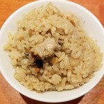 麺屋 六感堂 - 牡蠣醤油バターの炊き込ご飯
