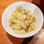 麺屋 六感堂 - 高菜の炊き込みご飯