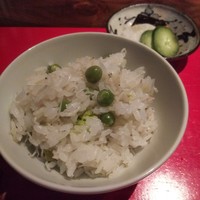 賛否両論 - ジャコと うすい豆の炊き込み御飯
