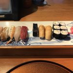 Sendou Zushi - すし定食＝８００円 税別