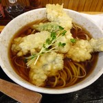 蕎麦処 こだか - 牡蠣天そば