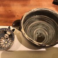 焼鳥YAMATO - お酒1合(米のしずく)とおちょこ