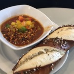 Lufthansa Lounge TXL - 美味しかったから煮込みおかわりしちゃった。