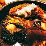 アジアンスープカリー べす - 2019/2  タルタルソースとカキフライカリーの黄金コンビ