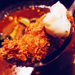 アジアンスープカリー べす - 2019/2  もう一丁カキフライのアップ！