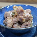 家庭料理 小川 - 鶏 白ねぎの炒め煮